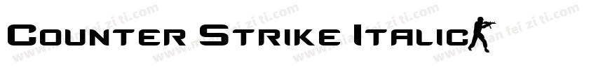 Counter Strike Italic字体转换